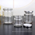 Factory sale 8oz 240ml round jelly jam  Honey Glass jar with metal closure lid